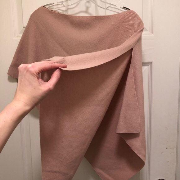NWT Blush Wool Cape by MAX STUDIO - Picture 2 of 5